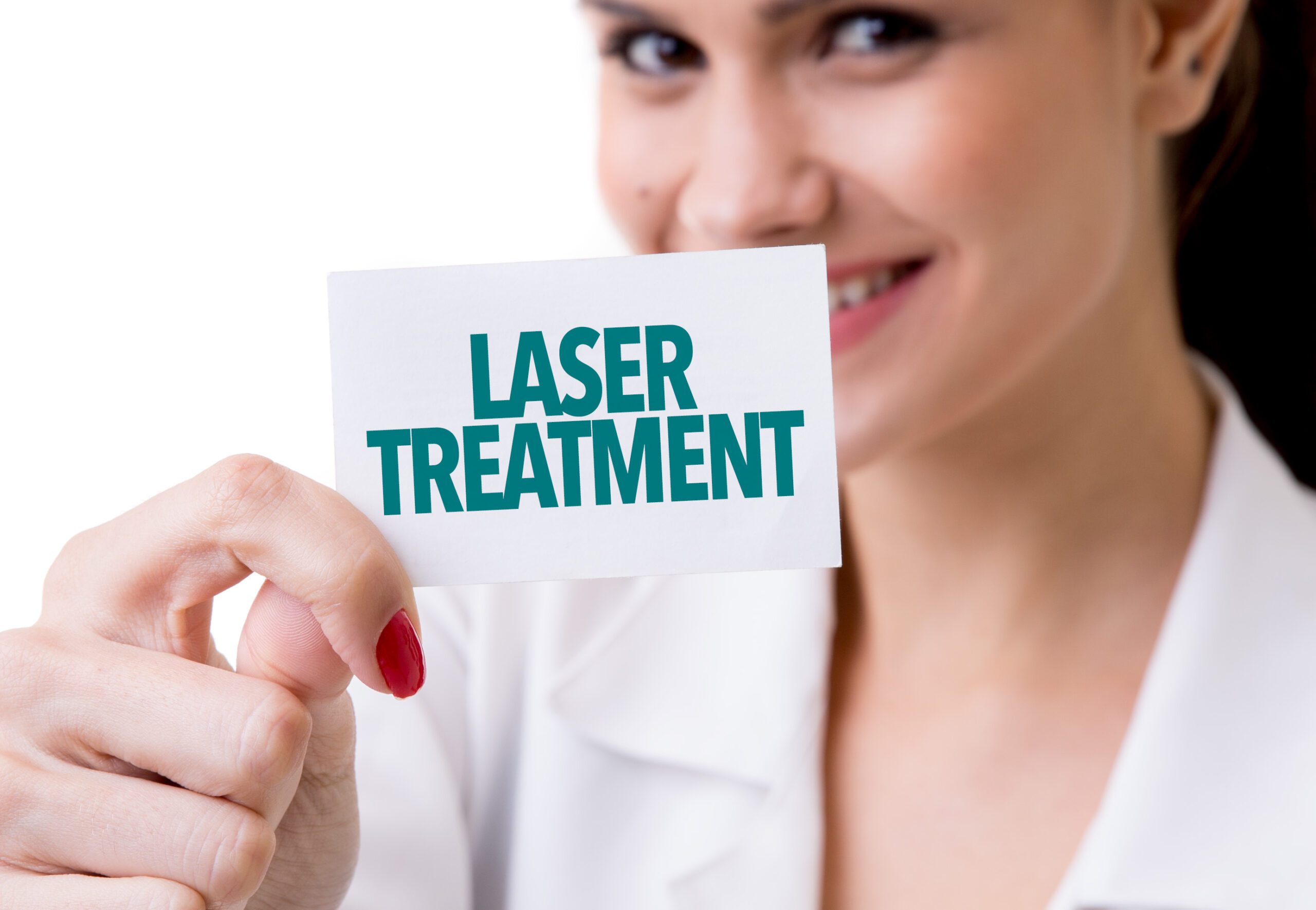 Laser Treatment sign